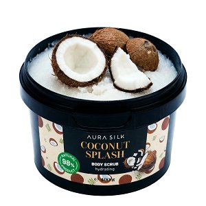 Body & Foot Scrub Aura Silk Coconut Splash 400g