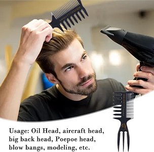 Double-Sided Comb for Hair & Beard – Ideal for Styling