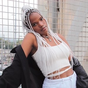 Hair Jumbo Braids Glow In The Dark White 100g 60cm