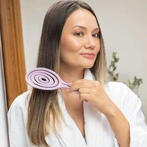 Hair Brush Ecological Pink-Purple