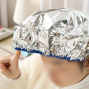 Reinforced Aluminum Thermal Cap for Hair Treatments 28cm