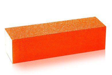 Nail Buffer Neon Orange