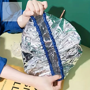 Reinforced Aluminum Thermal Cap for Hair Treatments 28cm