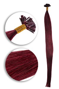 Hair Extensions #99J 50cm 25pcs