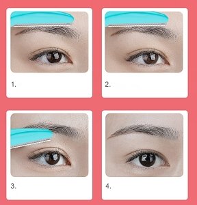 Eyebrow Razor Light Blue
