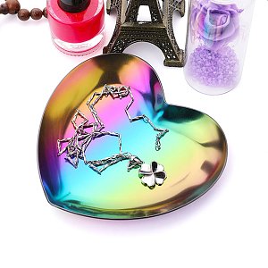 Nail Tool/Accessories Placement Plate Chameleon Heart Shape