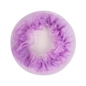 Purple Hair Net Mesh for Buns 10 cm – Ideal for Kids & Ballet