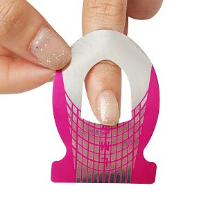 Nail Art Paper Sculpting form Purple 500pcs
