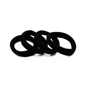 Hair Ties Black Set 4pcs