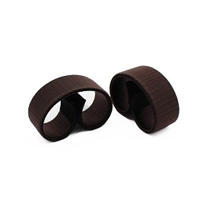 Synthetic Hair Clip for Ponytail Dark Brown 2pcs