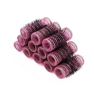 Hair Rollers Pink 25mm 12pcs