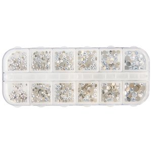 Nail Art Rhinestone White 500pcs