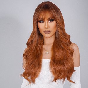Synthetic Hair Wig Cooper Long with Fringe