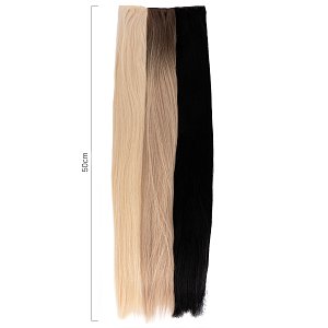 Genius Weft Hair Extensions Invisible #1B, 50cm – Christian Artesio