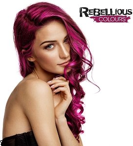 Rebellious Semi-Permanent Hair Dye Shocking Pink 100ml
