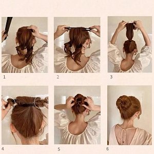 Synthetic Hair Clip for Ponytail Blonde 2pcs