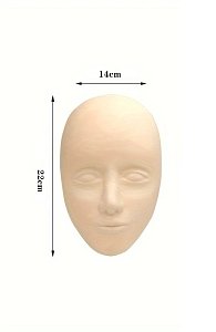 Silicone Face for Eyelash and Makeup Practice