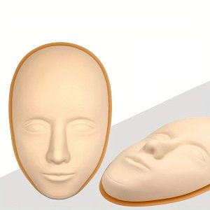 Silicone Face for Eyelash and Makeup Practice