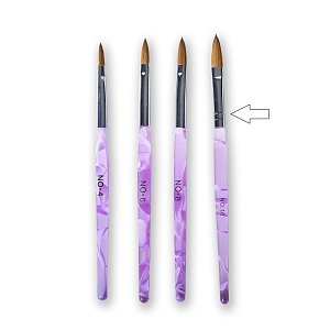 Nail Acrylic brush 10'' Kolinsky