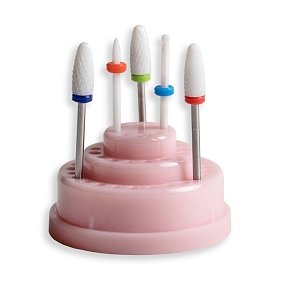 Nail Drill Replacement Ceramic Bits for Nail Gel Removal 5pcs Case