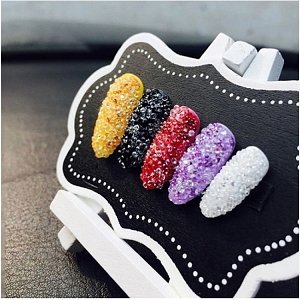 Nail Art Rhinestone Crystal Pixie Pink-Gold 2g