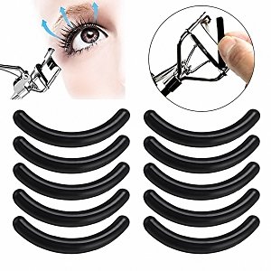 Eyelash Scissors Replacements 10pcs Black