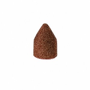 Nailtechnik 3 x Schleifkappen korund  fein, spitz, O 16 mm #80