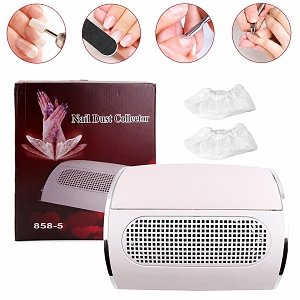 Nail Dust Absorber with 3 Fans White