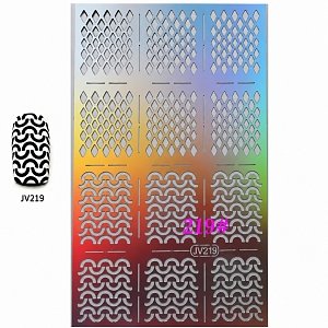 Nagelsticker Stencil