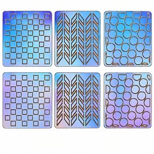 Nagelsticker Stencil