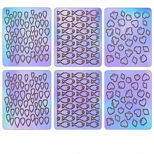 Nagelsticker Stencil