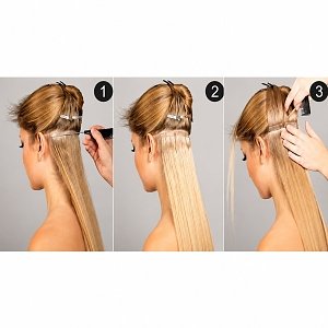 Tape in Extensions Echthaar #19/613 40cm 10St