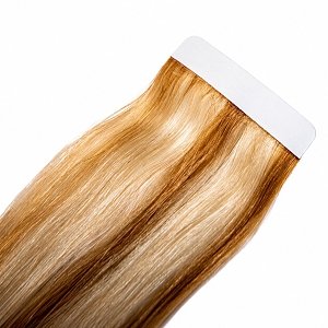 Tape Hair Extension Natural #10/60 Highlights 40cm 10pcs