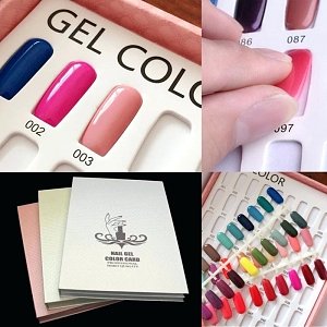 Nail Art Color Display Chart 120 places Pink
