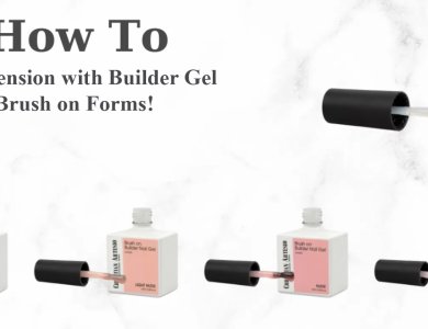 How to: επιμήκυνση φυσικού νυχιού με gel χτισίματος πάνω σε φόρμα