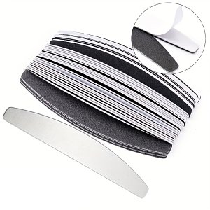 Replacement Half-Moon Nail File Refill Set Black #100 grit 50pcs