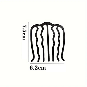 Large Black Hair Pin for Buns and Chignons