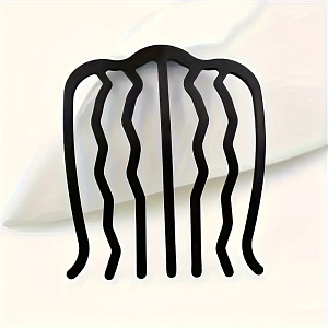 Large Black Hair Pin for Buns and Chignons