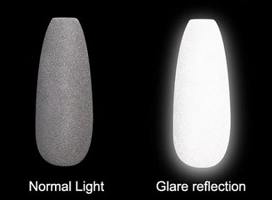 Nail Art Flash Reflecting Powder White 1.5g