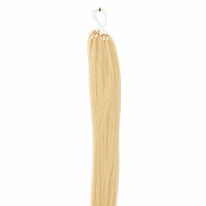 Feather Haarverlangerungen Echthaar #60 Blond 50cm 10Stk