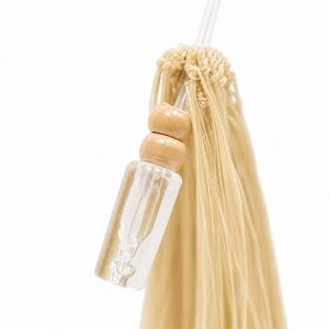 Feather Haarverlangerungen Echthaar #60B Hellblond 50cm 10Stk