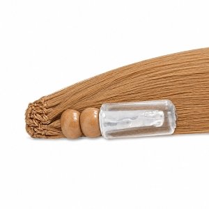 Feather Haarverlangerungen Echthaar #8 Blond 50cm 10Stk