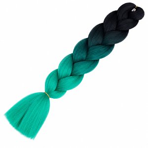 Hair Jumbo Braids Ombre Petrol/Brown B19# 100g 60cm