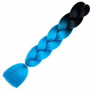 Hair Jumbo Braids Ombre Blue/Brown B22# 100g 60cm
