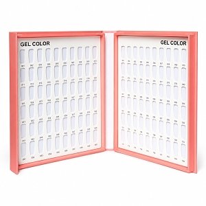 Farbtafel Buch in Rosa mit 120 Positionen
