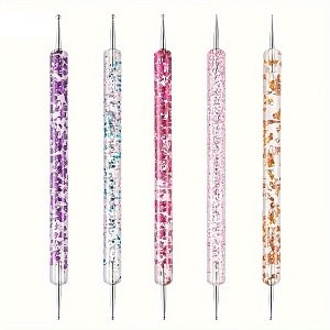 Dotting Tool Set 5 pcs for Nail Art, Dots, Designs & Rhinestones