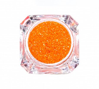 Nail Art Neon Orange Glitter Powder 2.5g