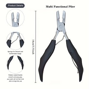 Hair Extension Removal Pliers For Keratin Bonds & Microrings