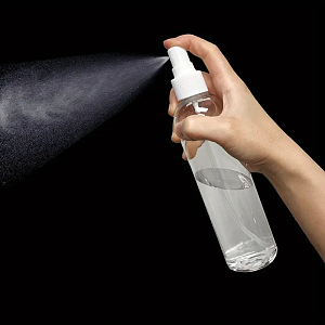 Plastic Bottle with Spray Transparent 250ml