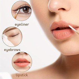 Professional Wooden Nail Precision Swabs 100pcs – Cleaning Sticks for Polish Correction & Nail Art